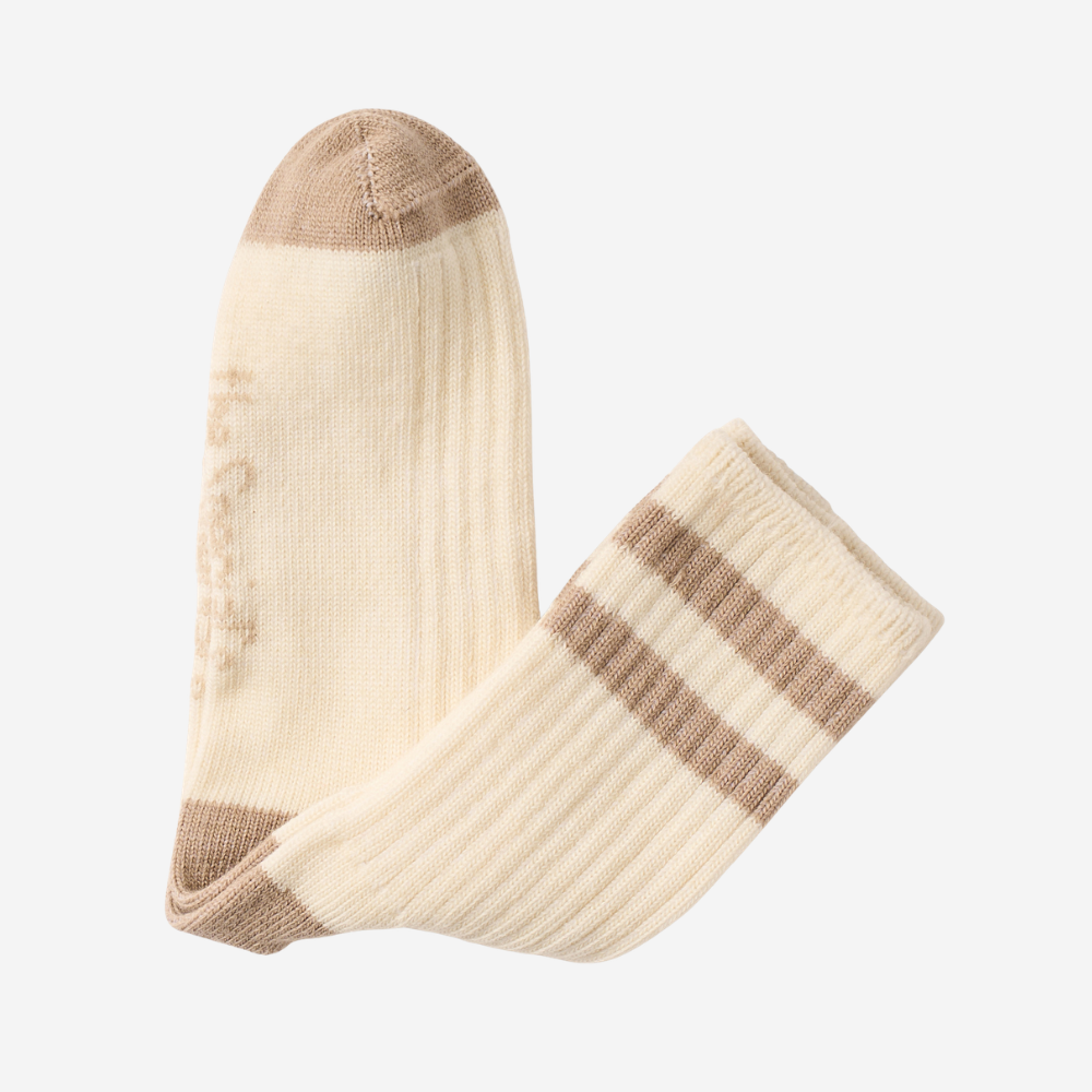 Merino Socks - The Matakana Rib with Stripe