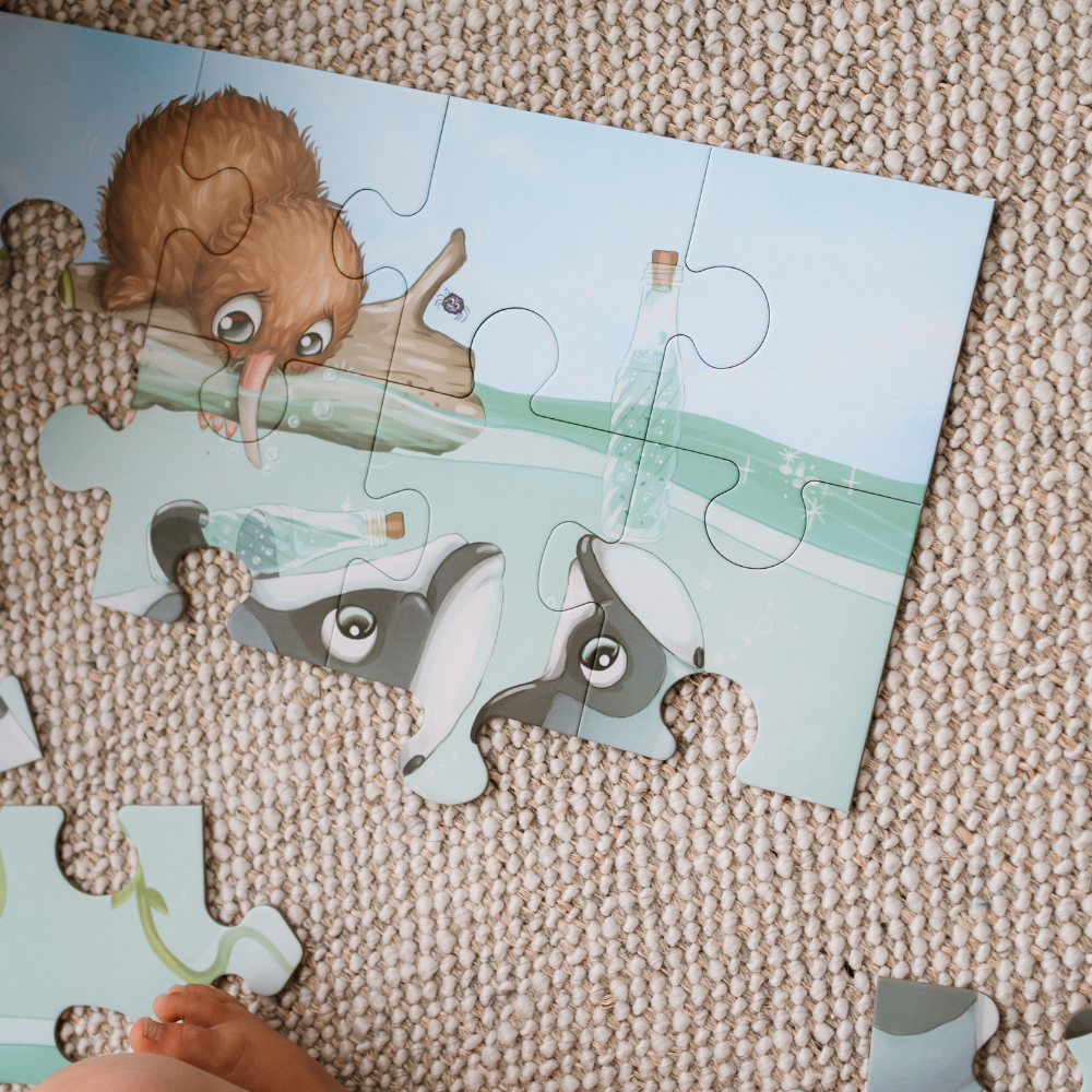 Puzzle - Māui Dolphin Mischief - 24 piece