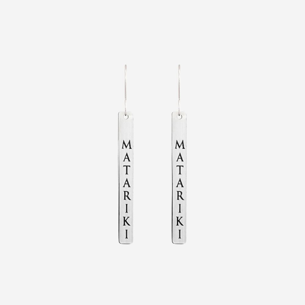 Earrings - Matariki - Rectangle