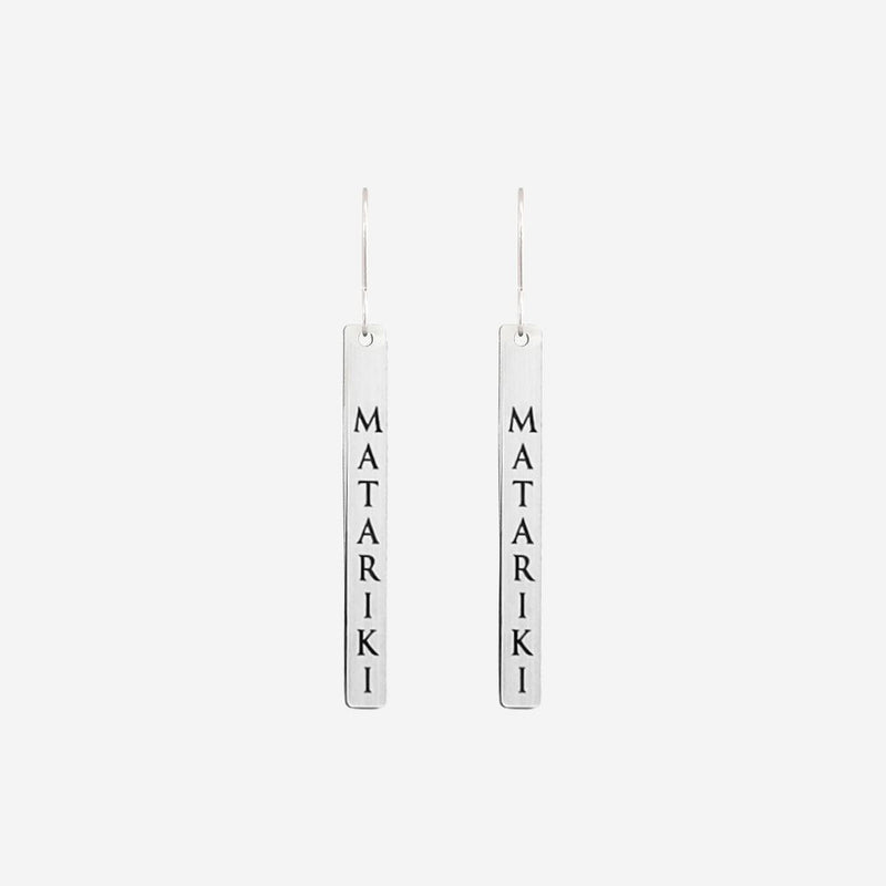 Earrings - Matariki - Rectangle