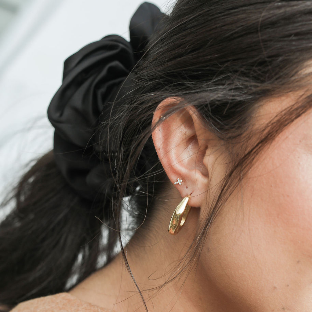 Earrings - Organic Hoop