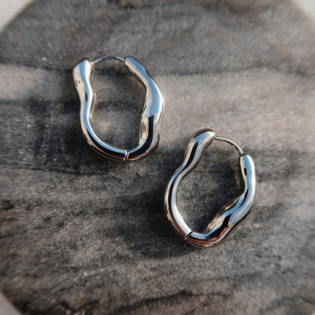 Earrings - Organic Hoop