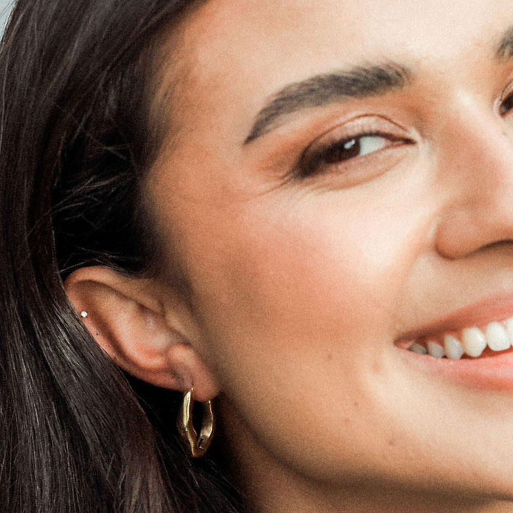 Earrings - Organic Hoop