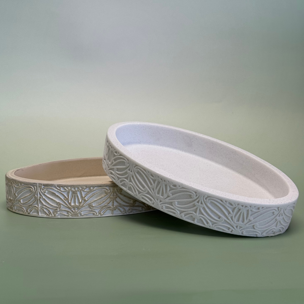 Oval Engraved Dish