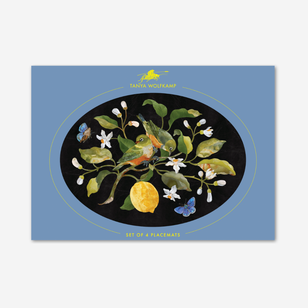 Oval Placemat - Set Of 4 -  NZ Birds