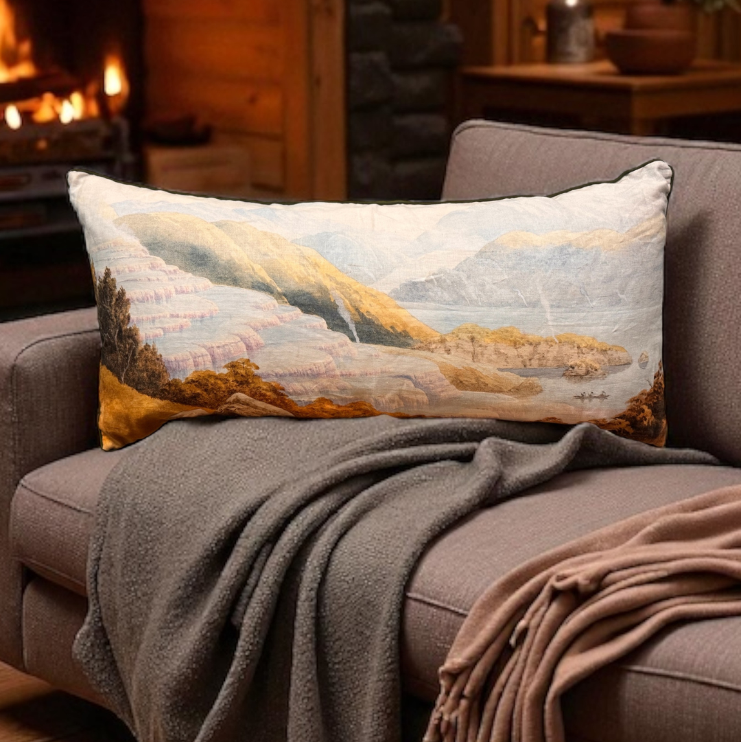 Old Masters - Cushion + Inner - Pink Terraces