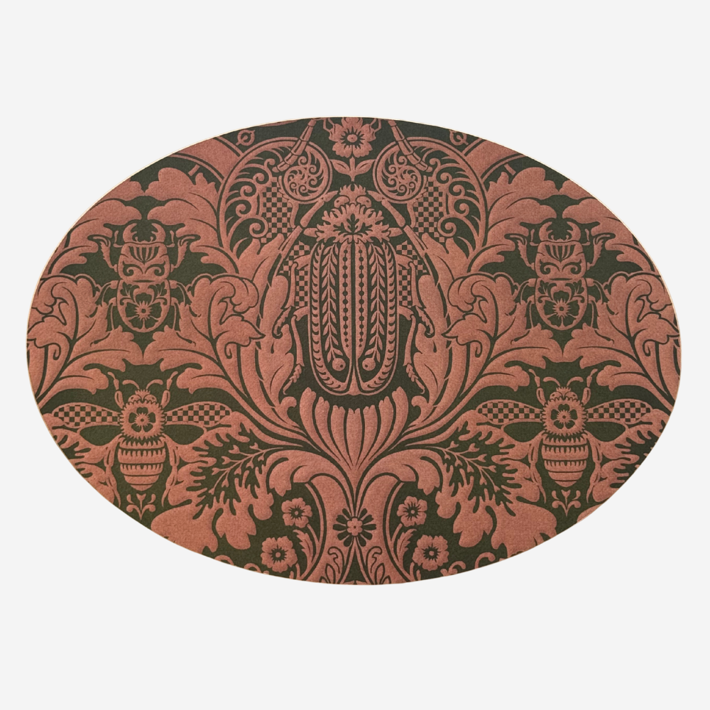 Oval Placemat - Set Of 4 - Damask