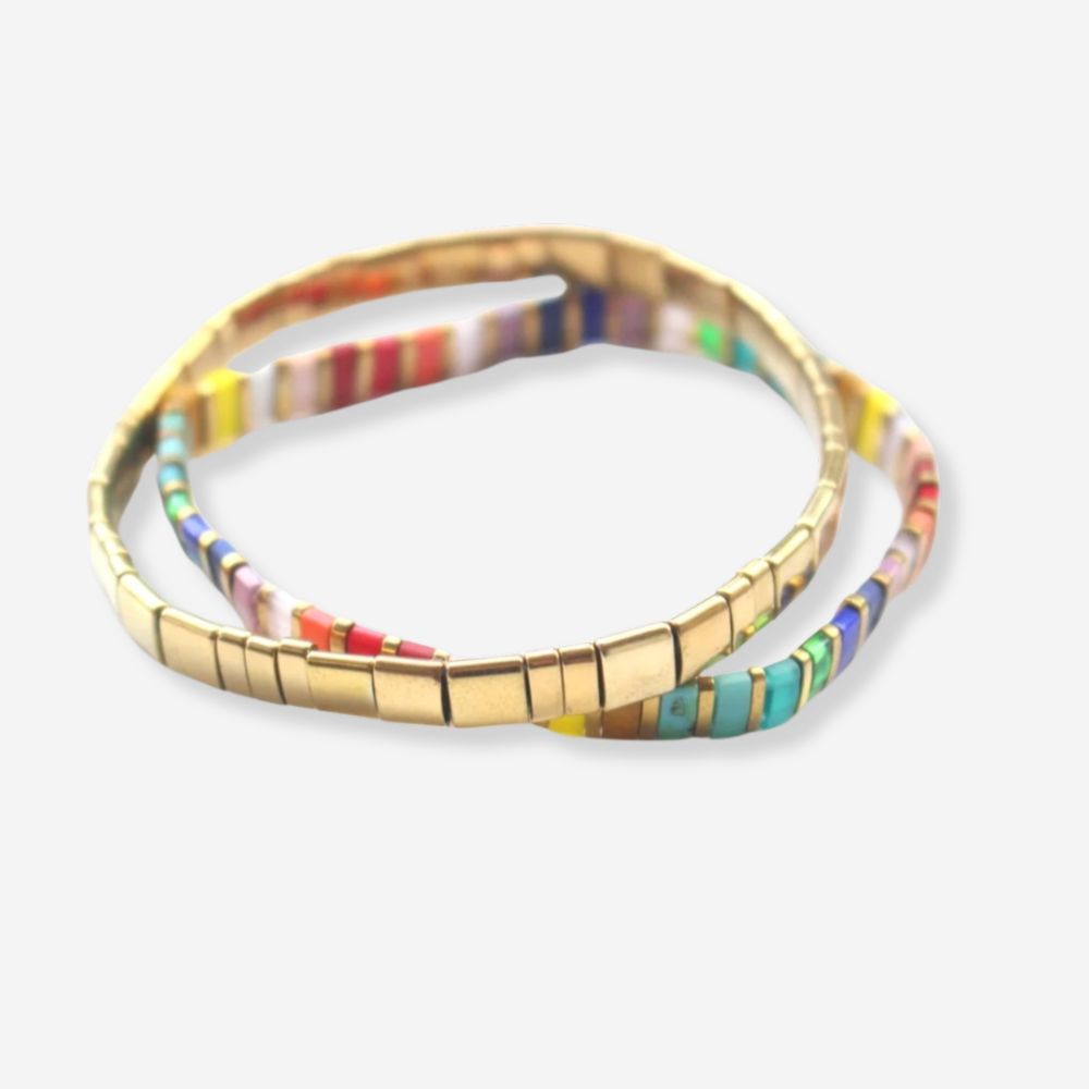 Bracelet - Glass Bead Duo