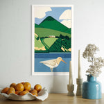 Robin White - Print - White Oystercatcher and Harbour Cone