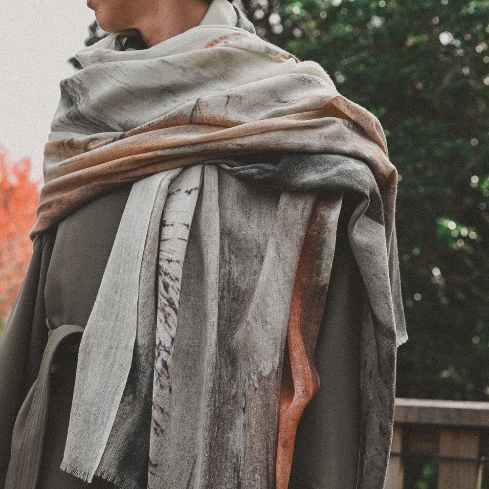 Wool Scarf - Silica Plateau