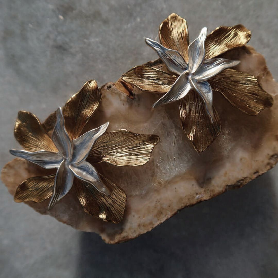Earrings - Star Flower