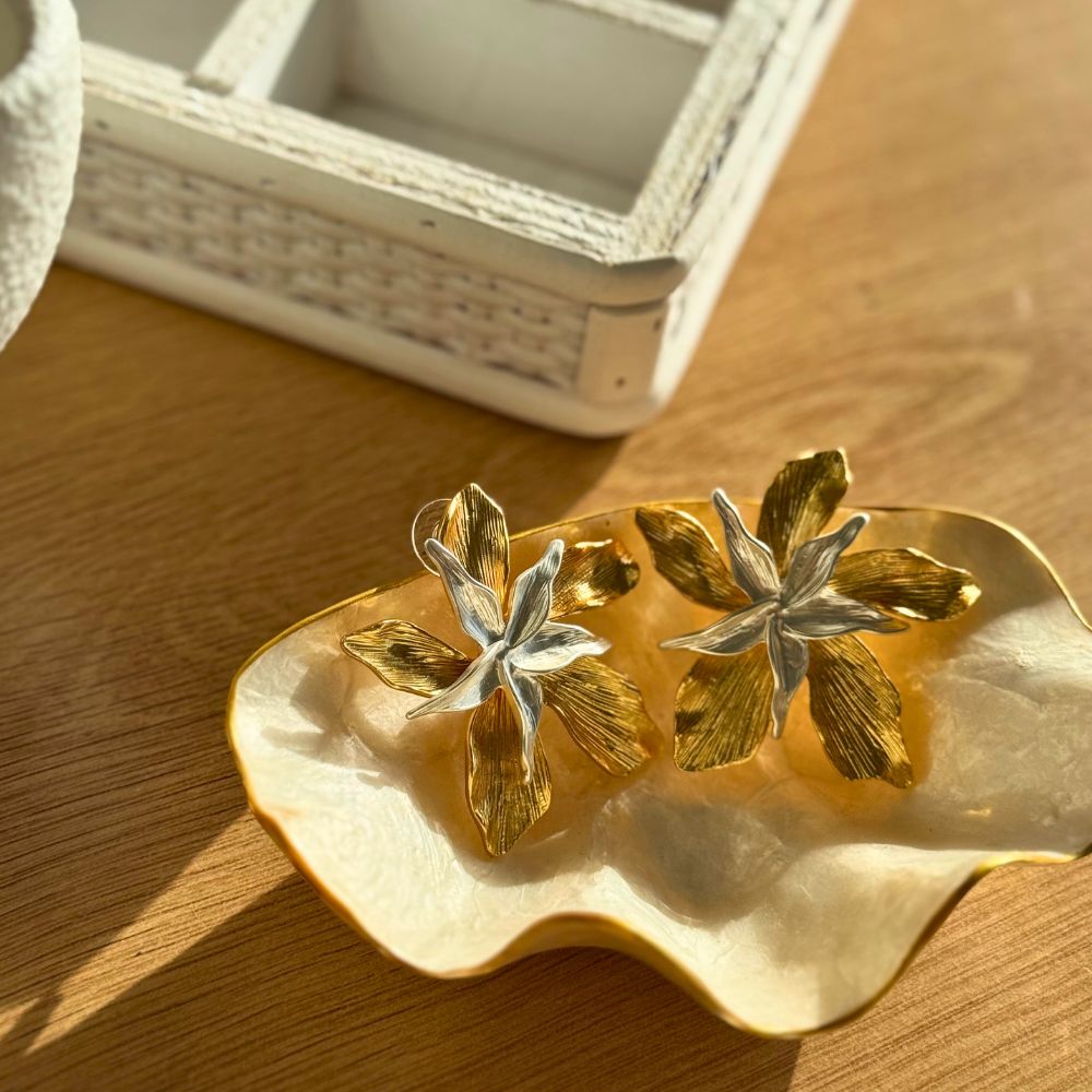Earrings - Star Flower