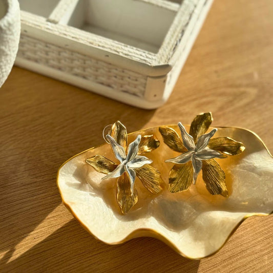 Earrings - Star Flower