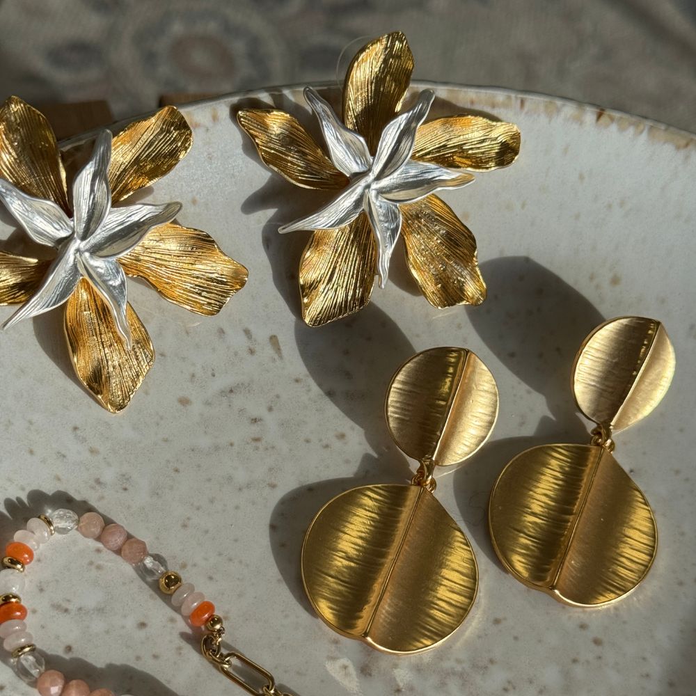 Earrings - Star Flower