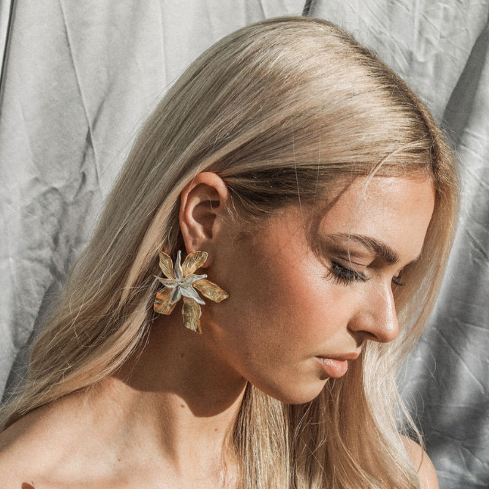 Earrings - Star Flower