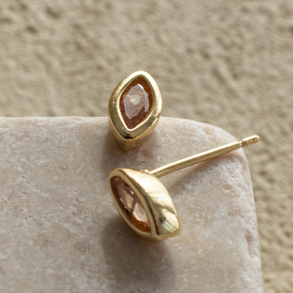 Earrings - Marquise Studs