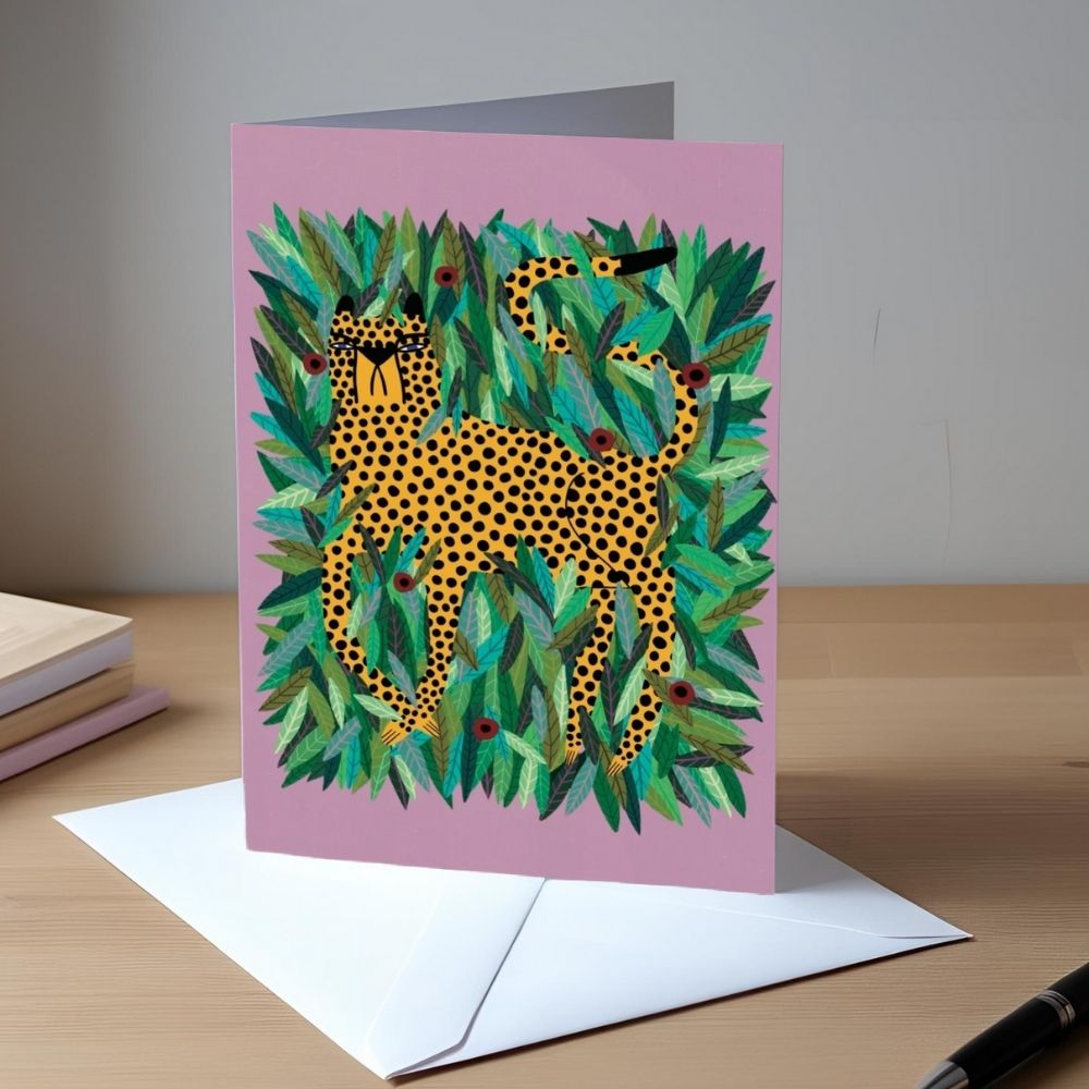 Card - Cheetah in the Bush