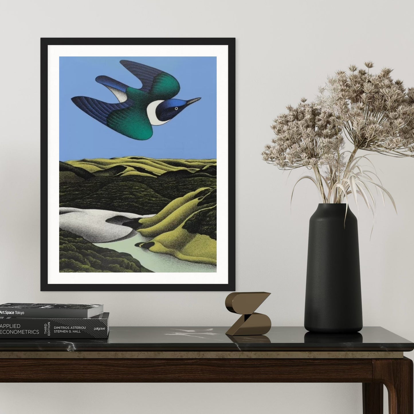 Don Binney - Print - Swoop of the Kotare, Wainamu