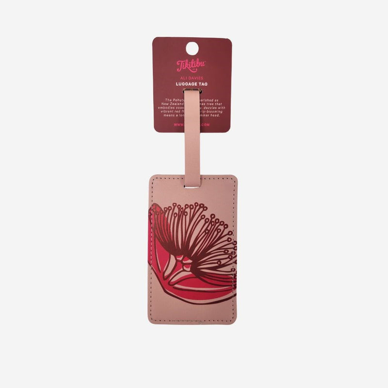 Ali Davies - Luggage Tag - Pink