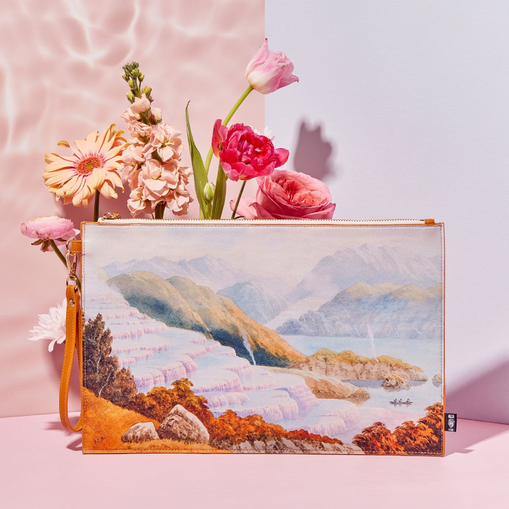 Old Masters - Large Clutch - The Pink Terraces