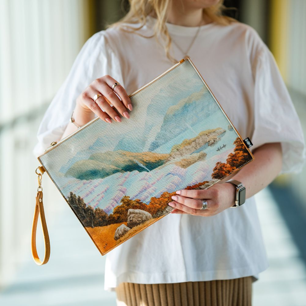 Old Masters - Large Clutch - The Pink Terraces