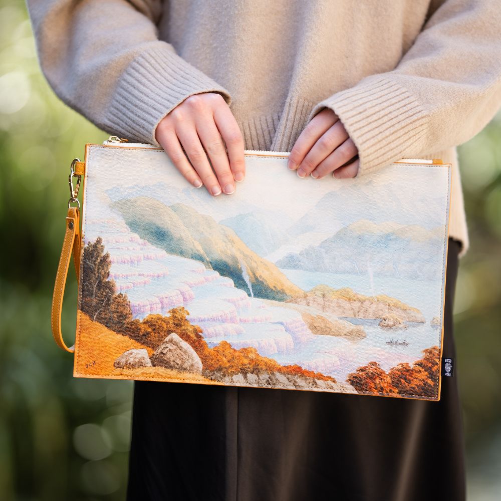 Old Masters - Large Clutch - The Pink Terraces
