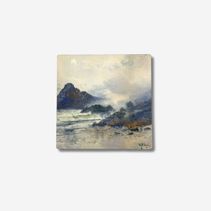 Old Masters - Coaster - A Wet Day on a Wild Coast - Set of 4