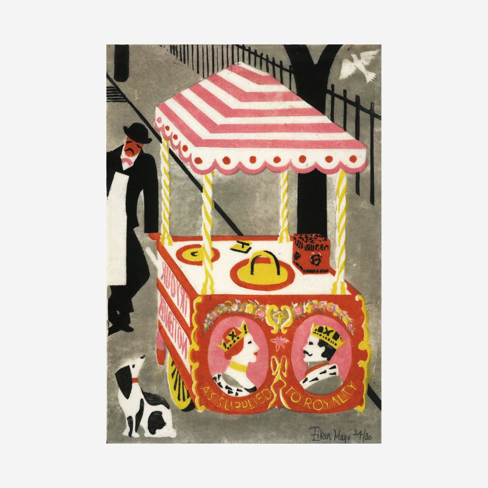 Eileen Mayo - Print - Ice cream cart