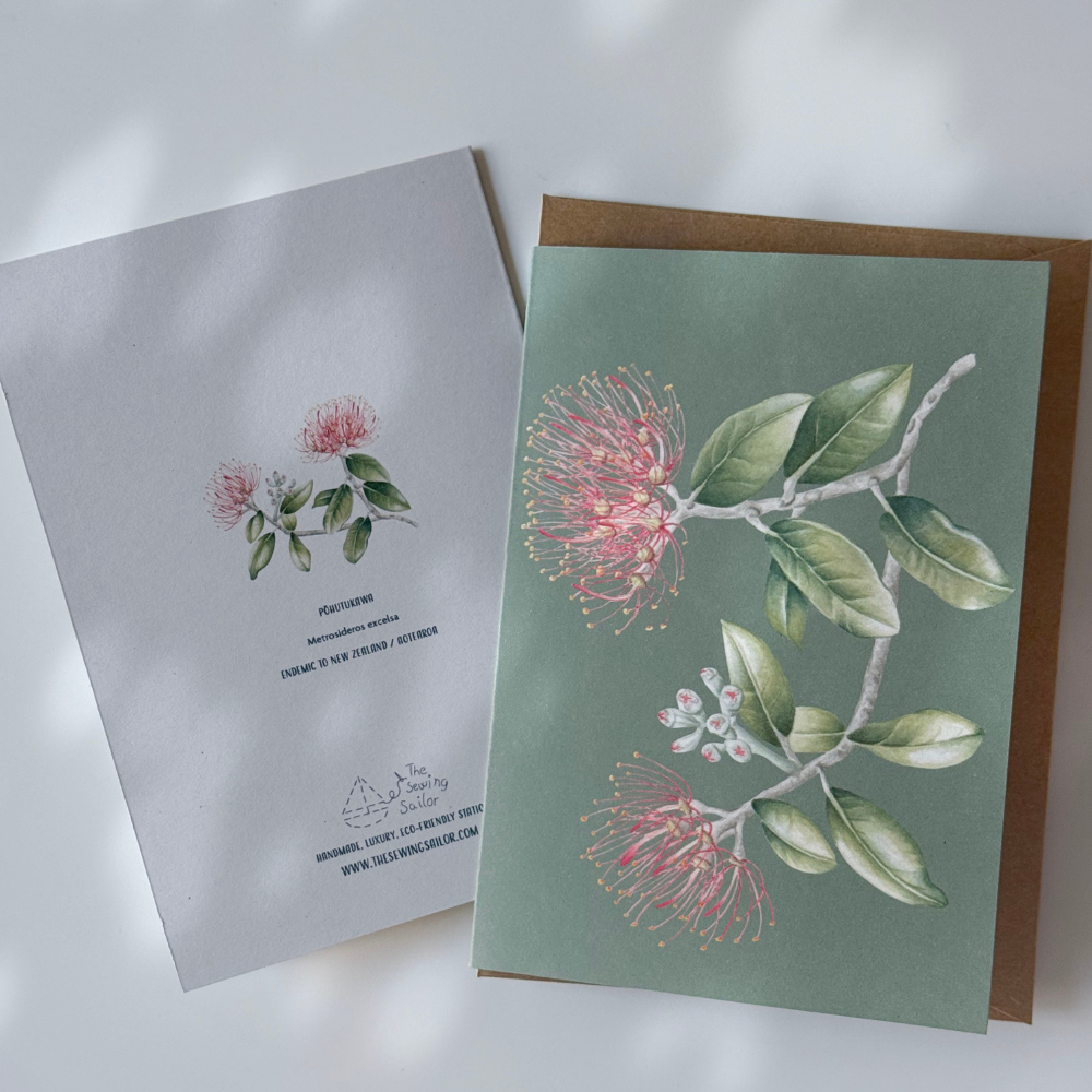 Card - Pōhutukawa