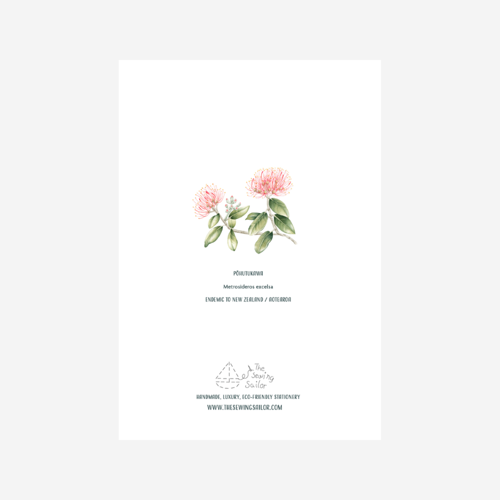 Card - Pōhutukawa