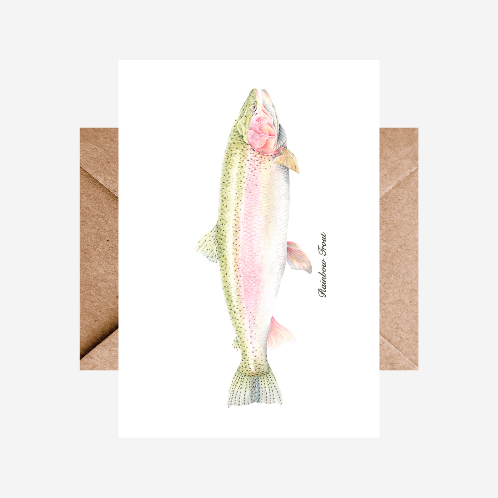 Card - Rainbow Trout Single