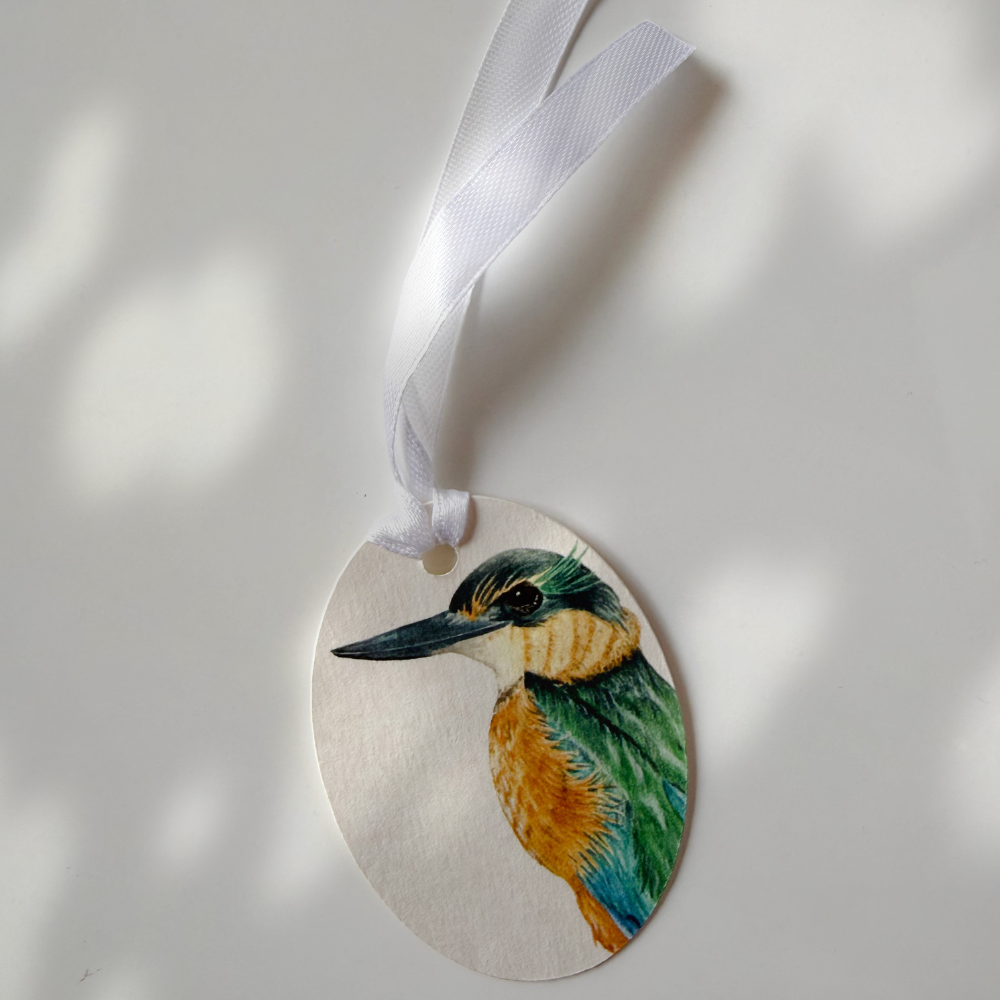 Gift Tag - Kingfisher