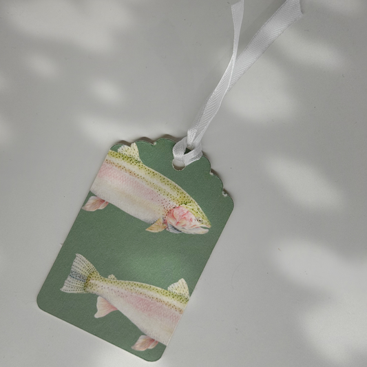 Gift Tag - Rainbow Trout Single