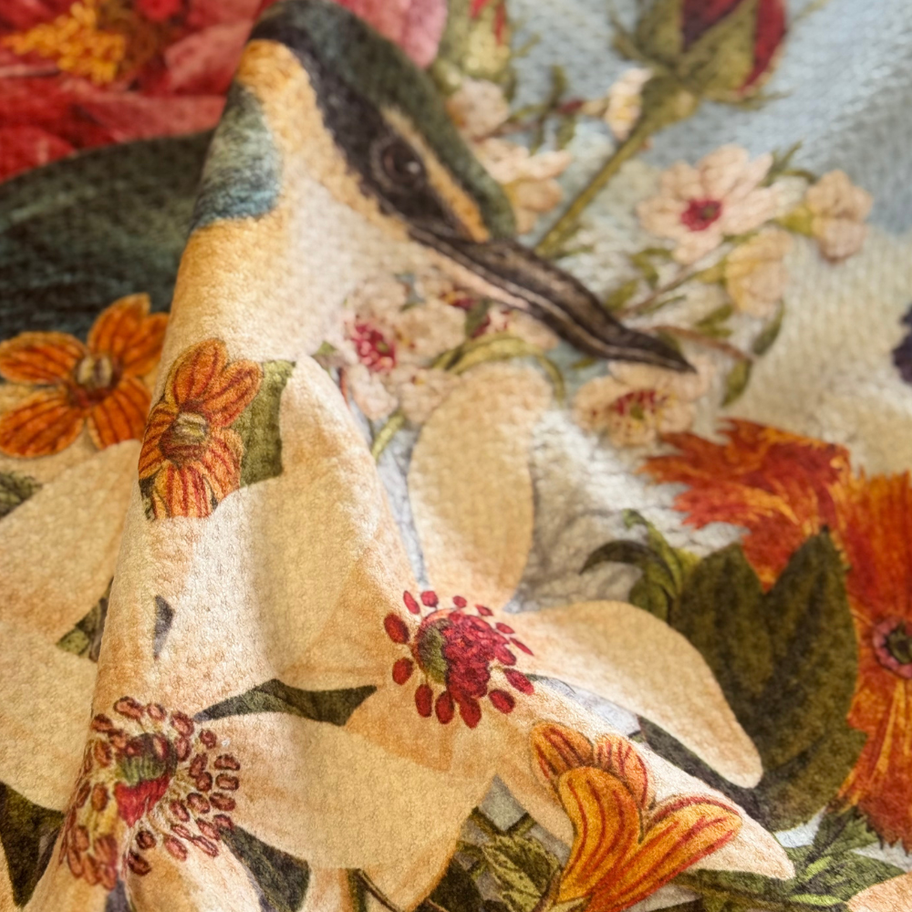 Tea Towel - Vintage - Kingfisher