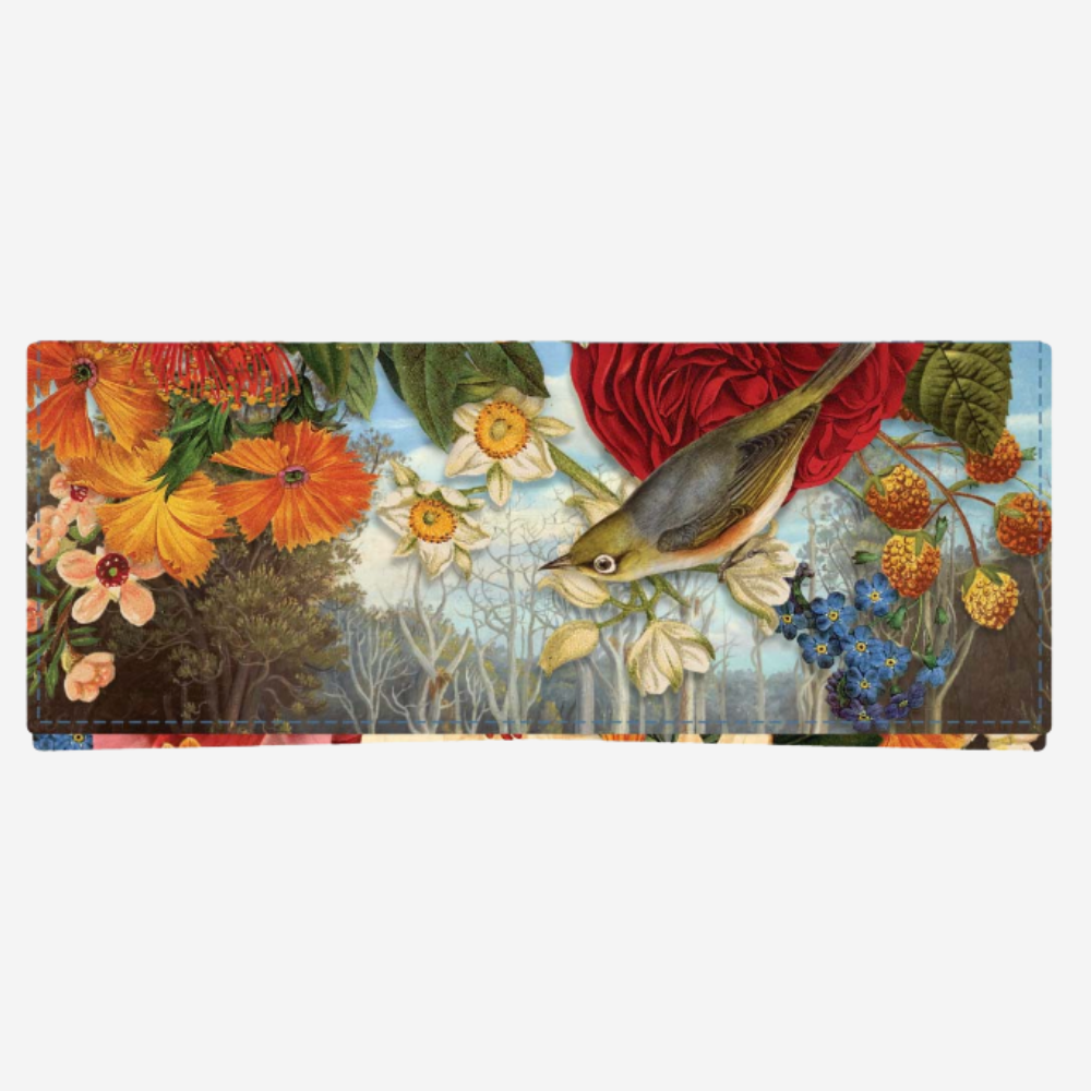 Soft Glasses Case - Vintage Kingfisher