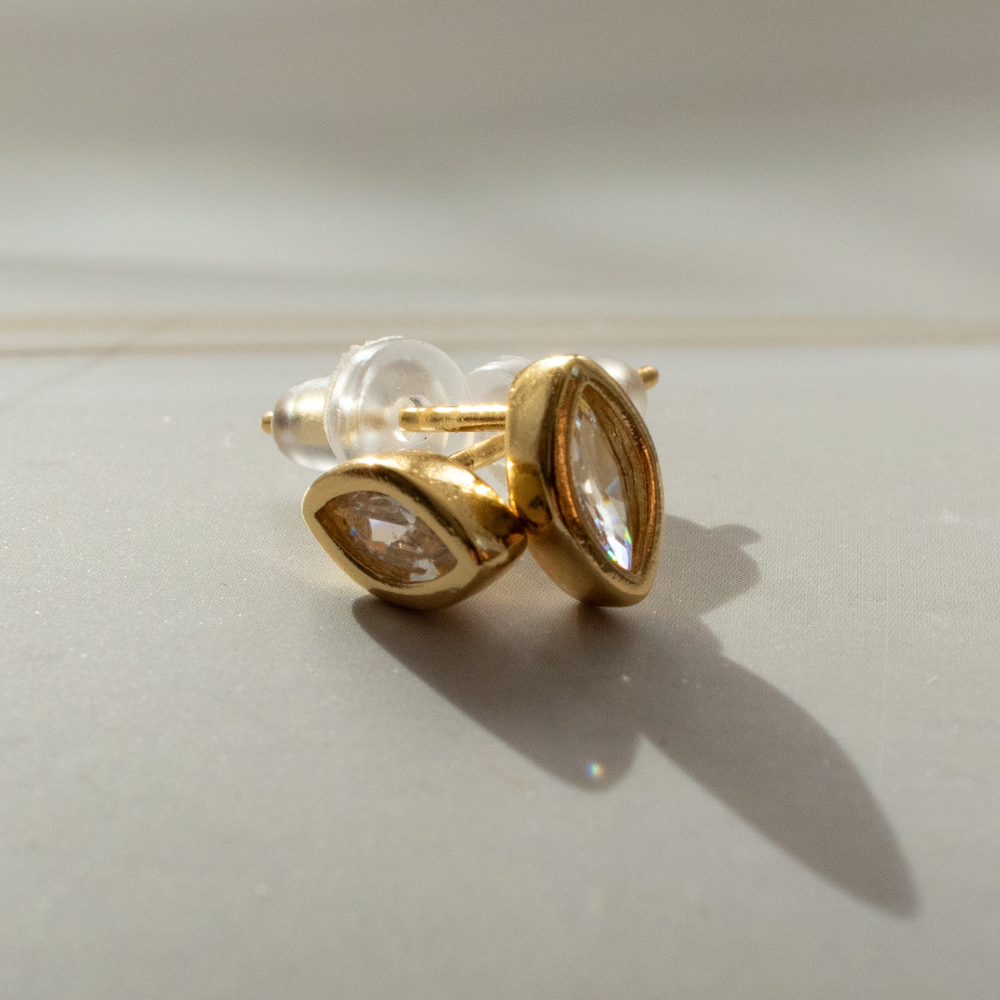 Earrings - Marquise Studs