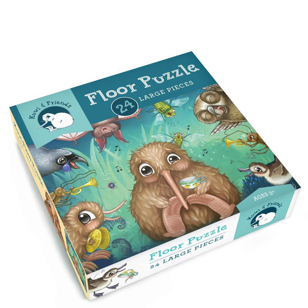 Puzzle - Kuwi's Rowdy Crowd - 24 piece