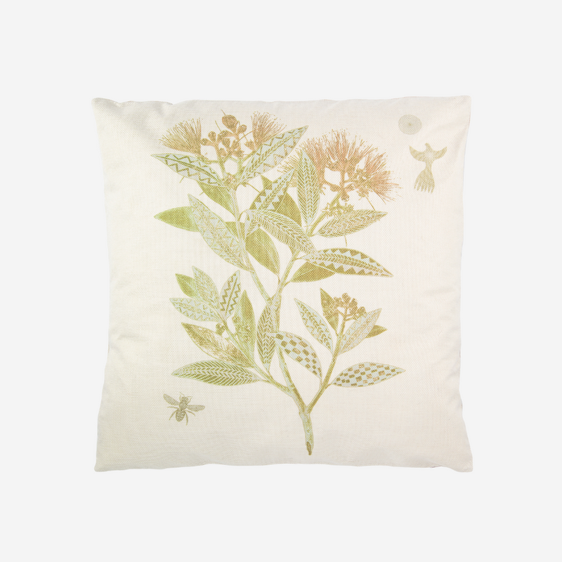 Cushion Cover - Oceania Leaves - Hemp