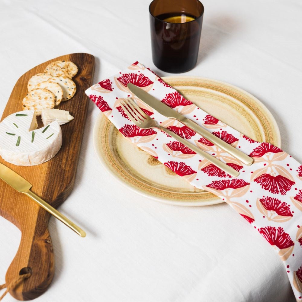 Napkin - Pohutukawa - Red (Set of 2)