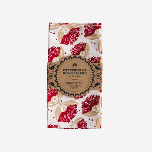 Napkin - Pohutukawa - Red (Set of 2)
