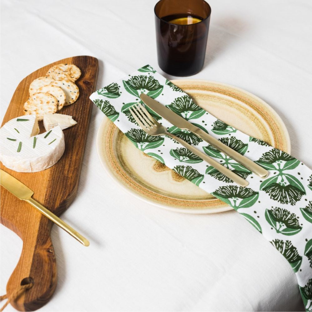 Napkin - Pohutukawa - Olive (Set of 2)