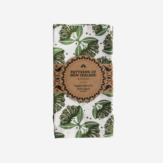 Napkin - Pohutukawa - Olive (Set of 2)