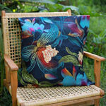 Cushion Cover - Orchid & Florets - Hemp Indoor