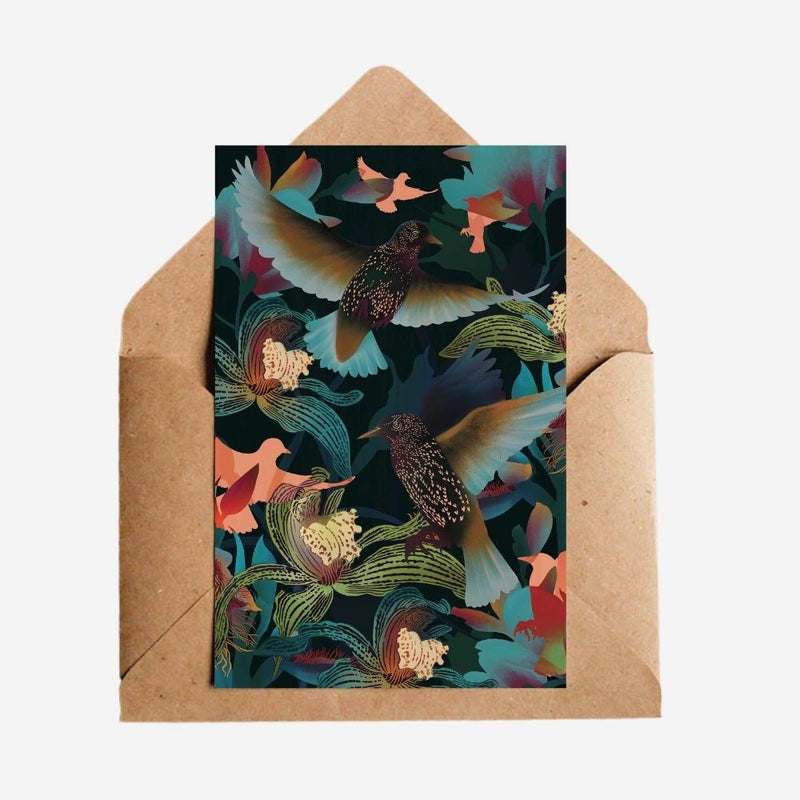 Cards - Orchid & Starling