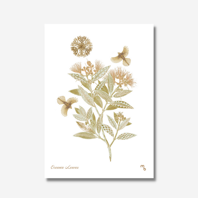 Print A3 - Oceania Leaves