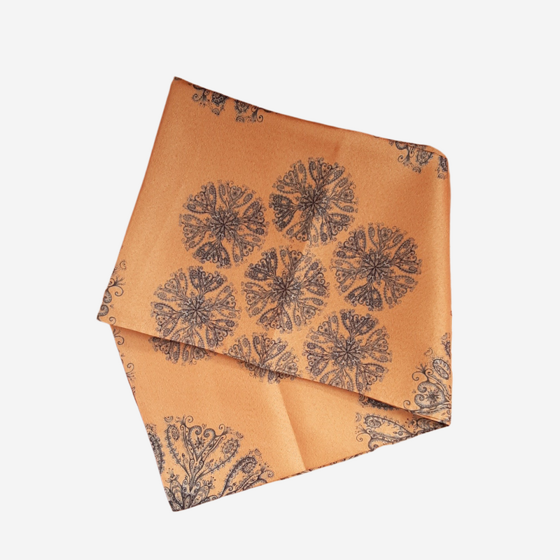 Tablecloth - Flower of Life - Hemp - Gold