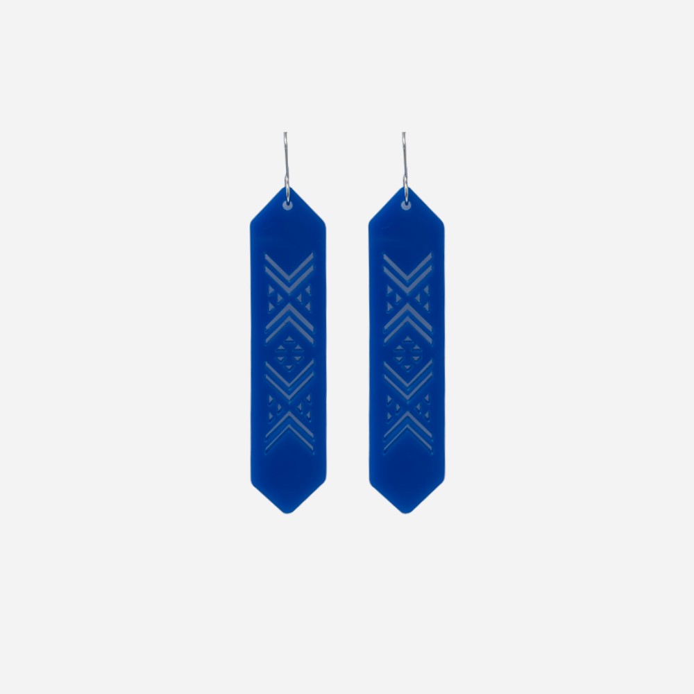 Earrings - Tāniko