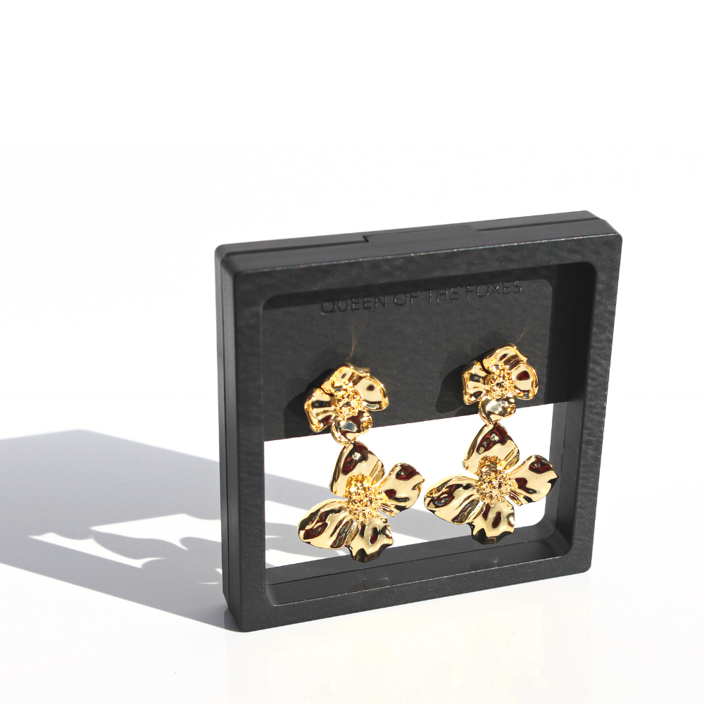 Earrings - Floral Drop