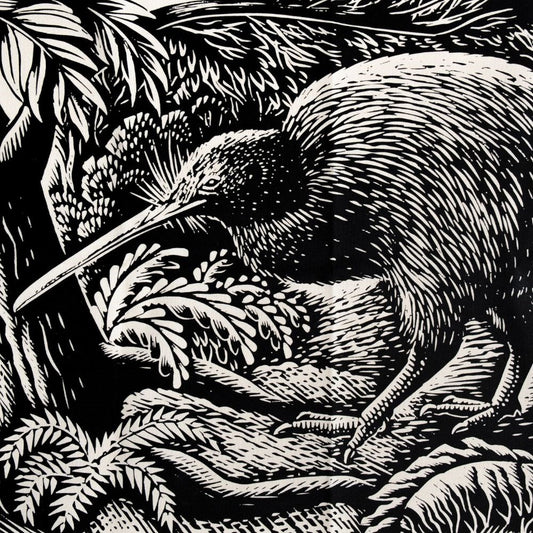 E. Mervyn Taylor - Tea Towel - Kiwi