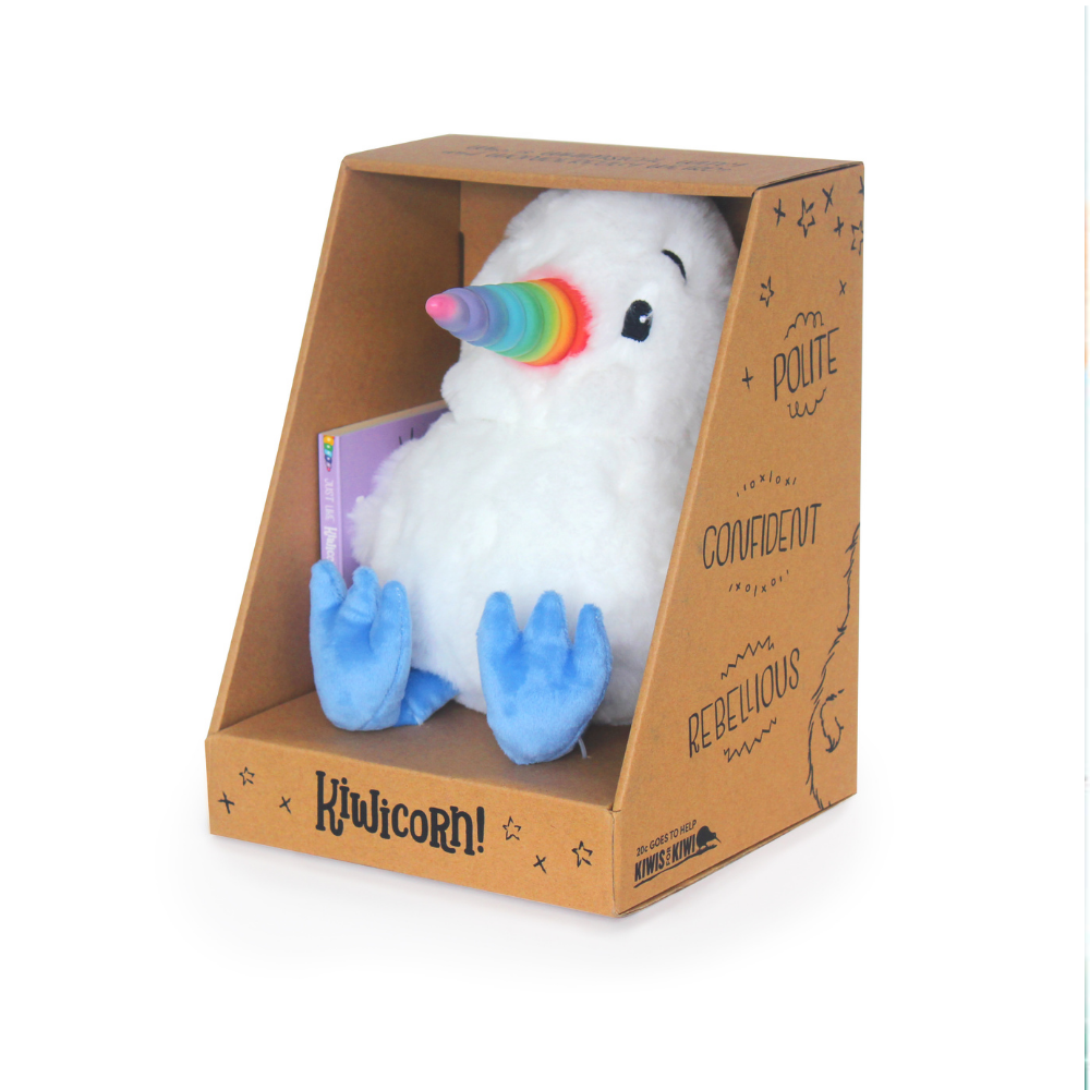 Kiwicorn Plush Toy + Just Like Kiwicorn
